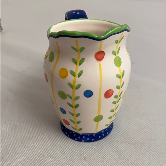 Kimberly Hodges Cupcakes and Cartwheels multicolor creamer - Picture 1 of 7